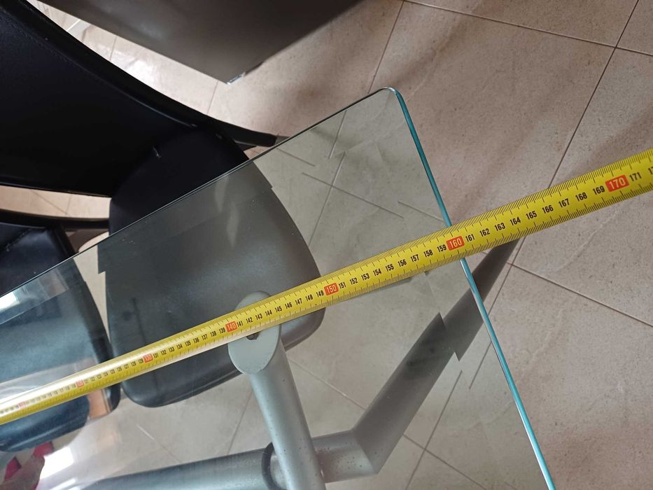 Vidro para mesa 160X85 PORTUS c/ oferta cadeiras e estrutura de mesa