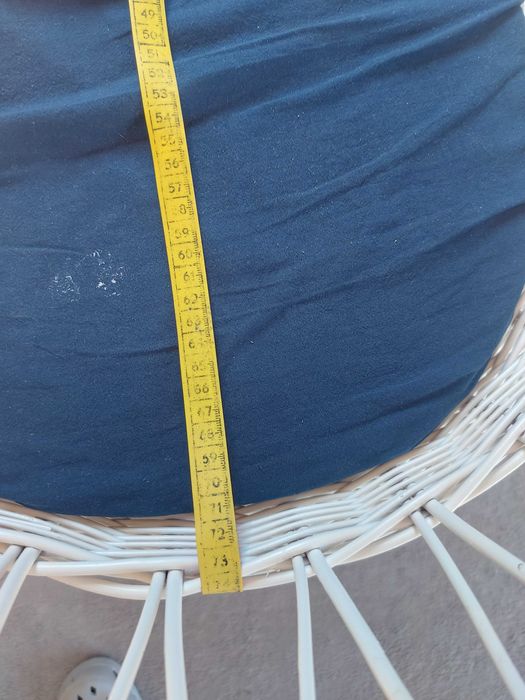 Kosz mojżesza wiklinowy biały