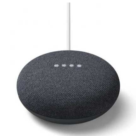 Excelente assistente virtual Google Nest Mini carbon como NOVO