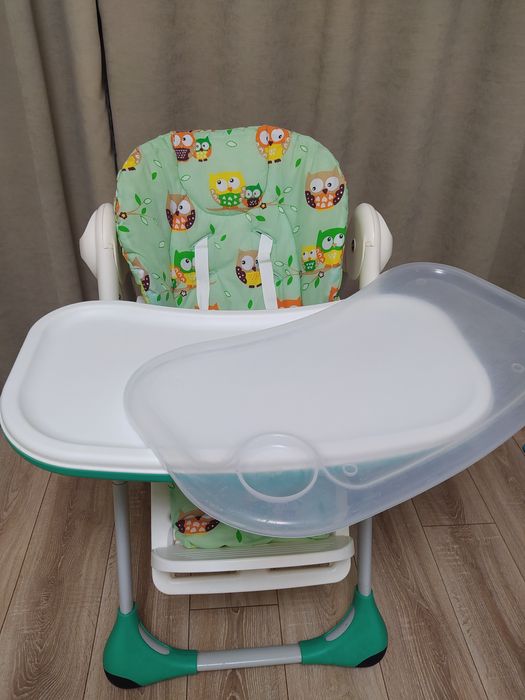 Як НОВЕ годувальне крісло столик Chico Polly 2в1 Чіко Чико стілець