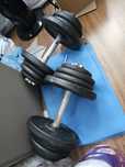 Hantle żeliwne 2x25 kg
