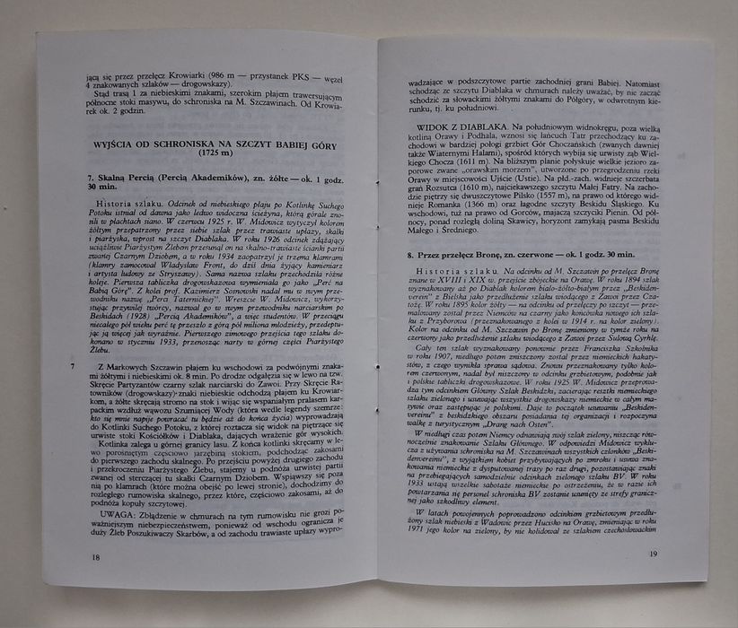 Szlaki Babiej Góry.