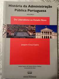 Livro História da Administração Pública Portuguesa vol II