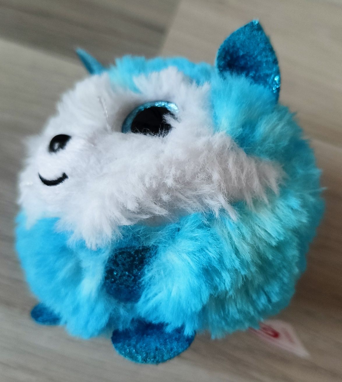 TY Beanie Balls Puffies  niebieski piesek Husky Prince maskotka 8cm