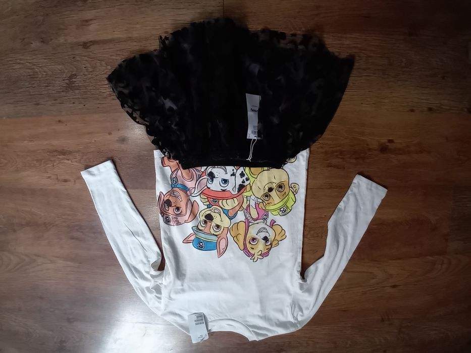 Zestaw nowych ciuszków r.122/128