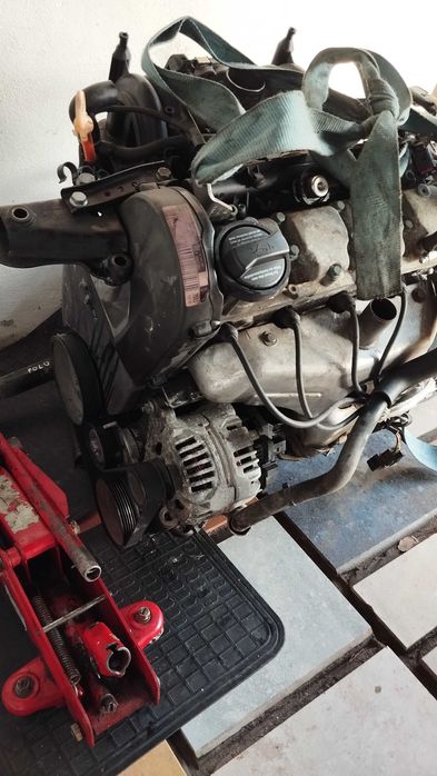 Motor e caixa arranque alternador transmissão VW polo