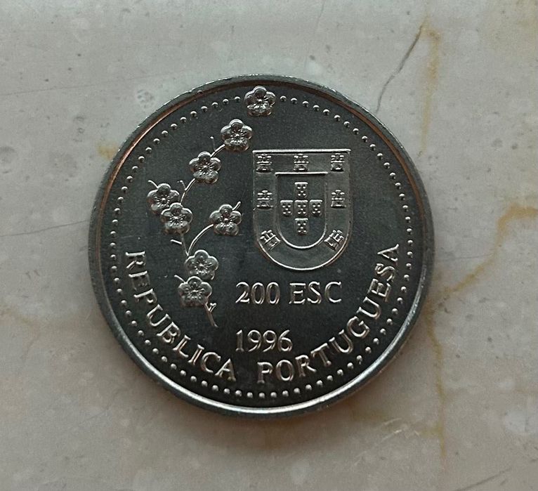 1996 Portugal 200 Escudos «Taiwan» Moeda Comemorativa Cuproníquel