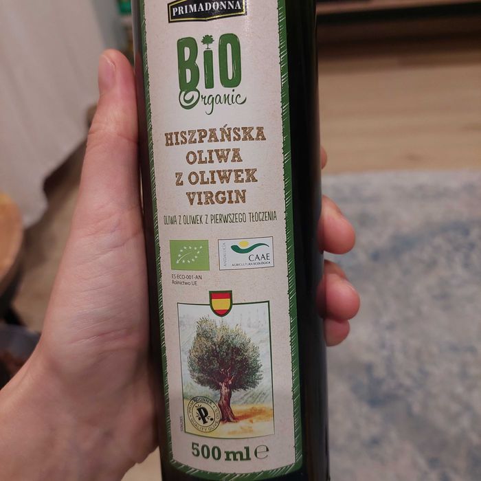Bio oliwa z oliwek hiszpańska 500ml