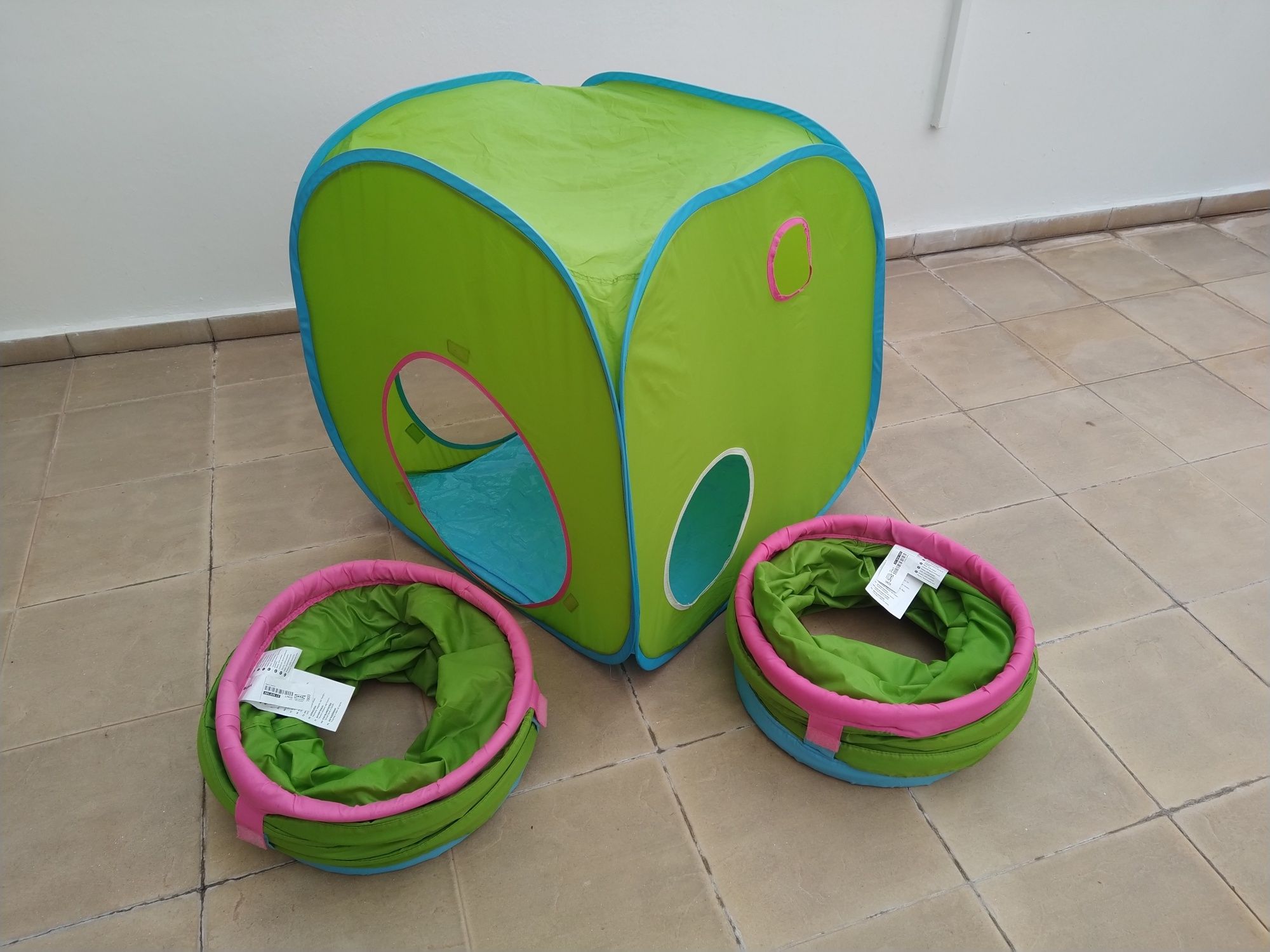 Tenda com túnel IKEA criança bebé casa apartamento quarto vivenda carr