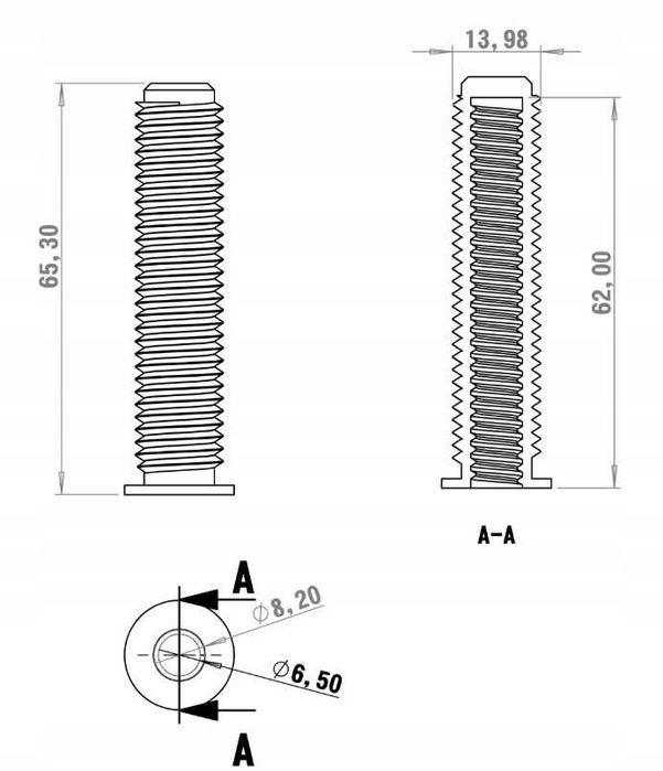 Zestaw naprawczy do wyrwanego zawiasu drzwi