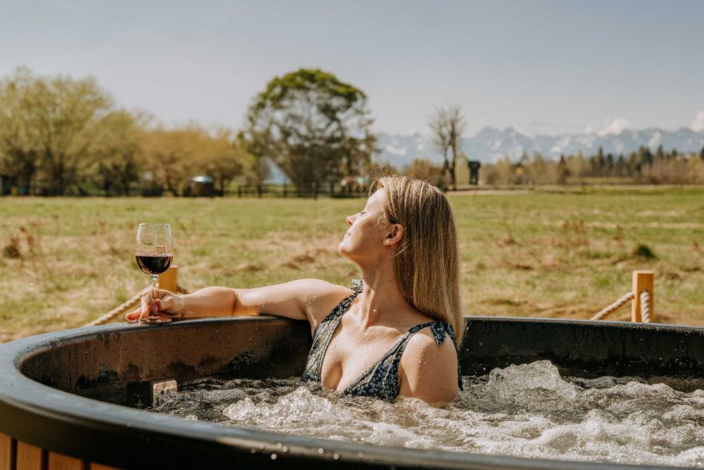 Białka Tatrzańska 2 domy Tatra Bliss, balia/jacuzzi
