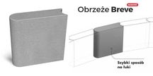 Obrzeże do łuków BREVE