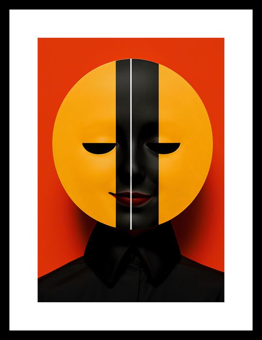 Plakat 21x29,7cm Dwie Twarze Rzeczywistości