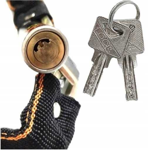 Zapięcie Rowerowe Blokada Do Roweru Zabezpieczenie Na Kluczyk Mocna