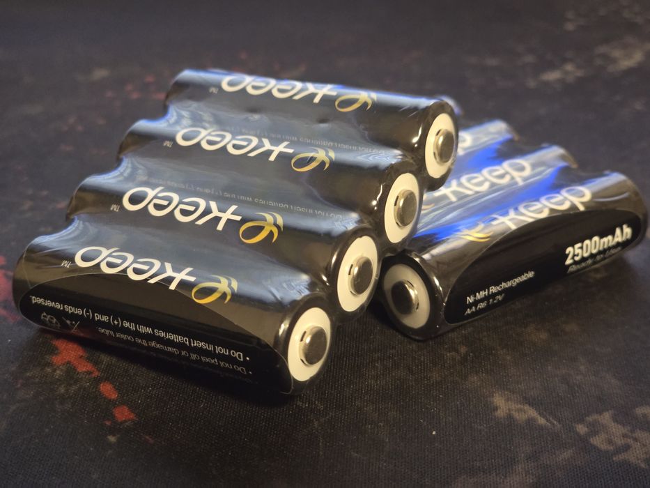 Батарейки 8шт. Е-keep AA 2500mAh високоємністі Ni-MH акумулятори