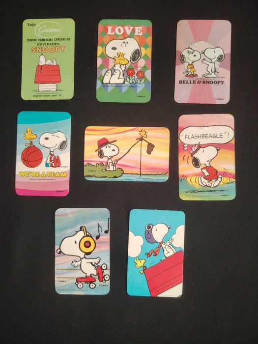 Snoopy - Calendários de bolso anos 80
