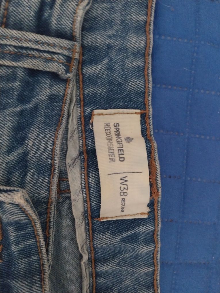 Calças de ganga de homem Springfield tamanho W38