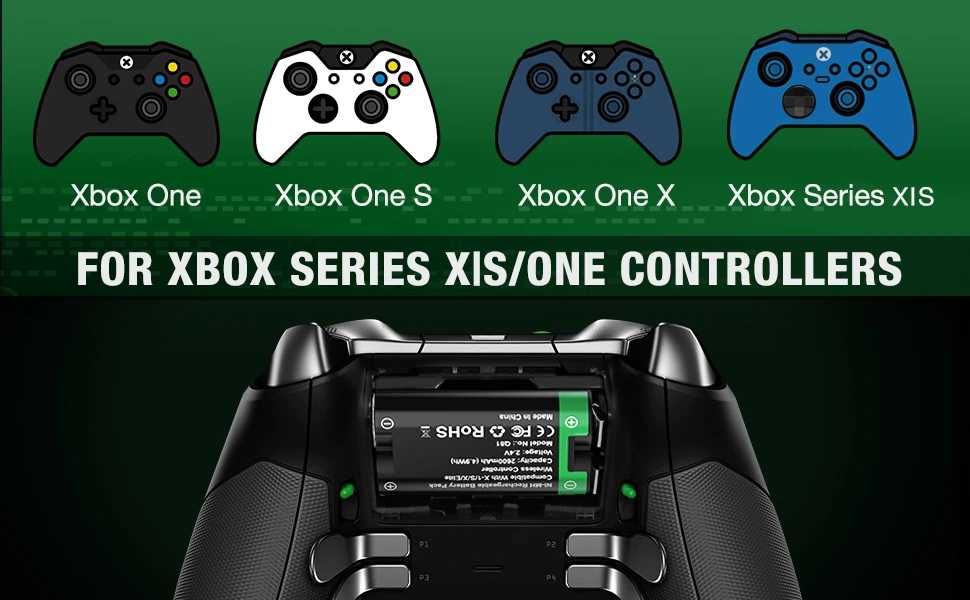 Baterias recarregáveis Comando xbox one/one s/one x/one elite/series x