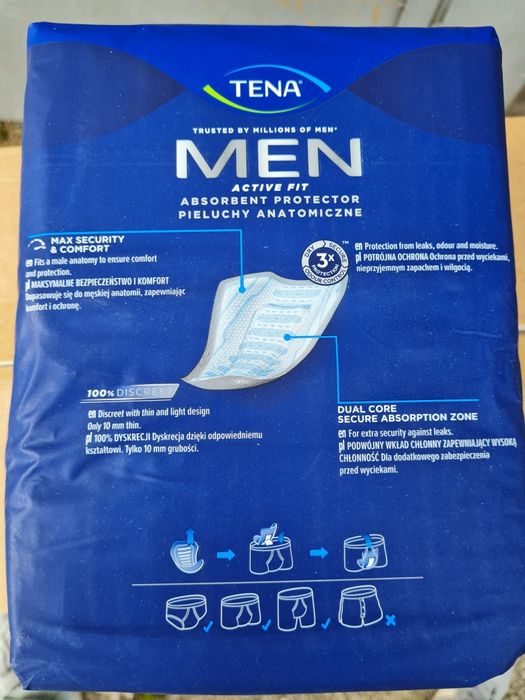 Tena men wkładki autonomiczne 6 paczek