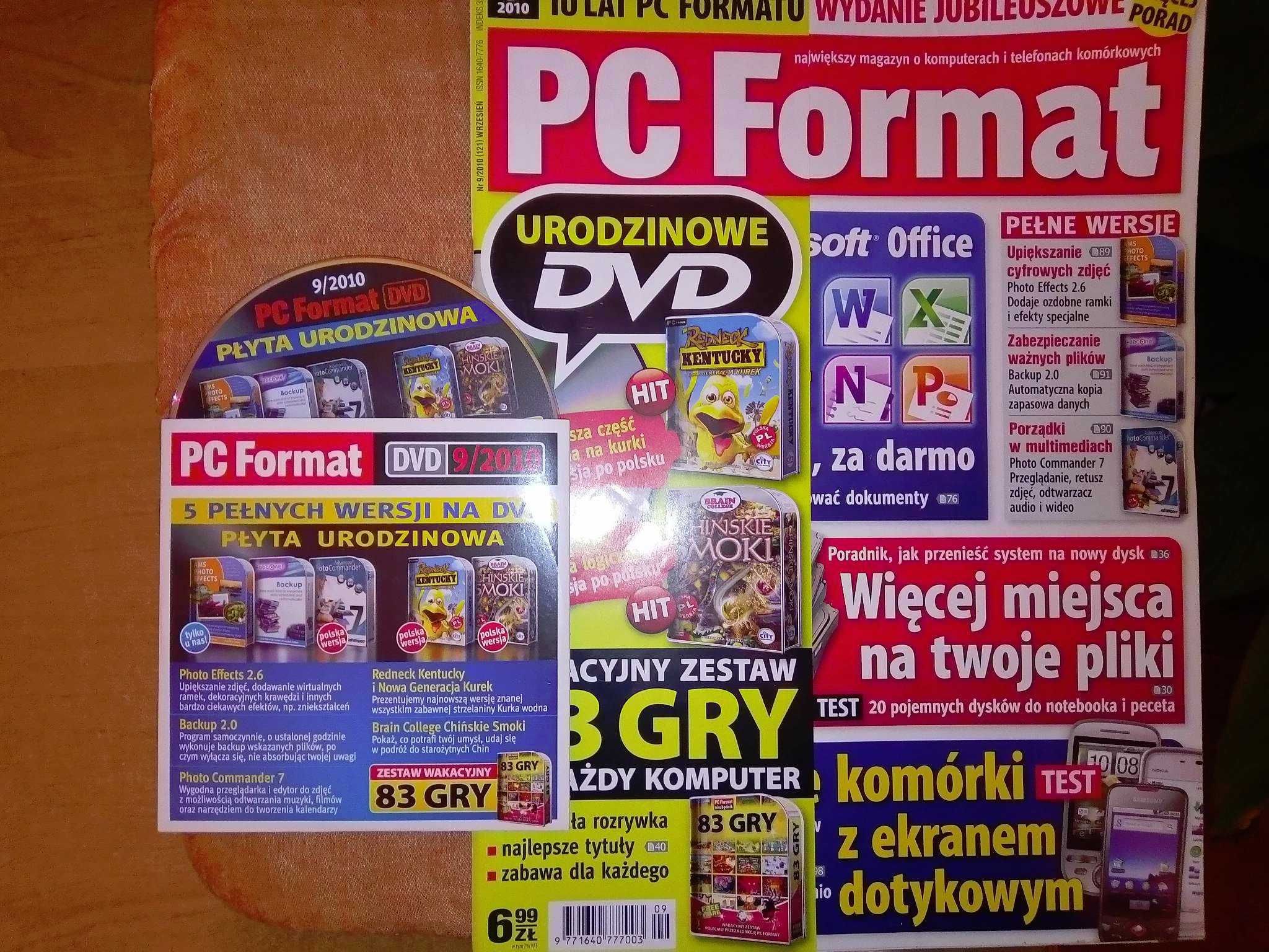 PC Format 9 2010 wrzesień (121) Gazeta + płyta CD Czasopismo
