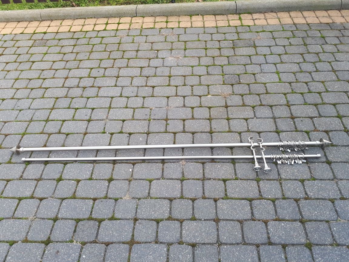 Karnisz chrom podwójny