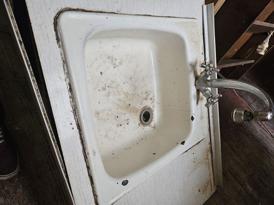 Металева мийка + змішувач