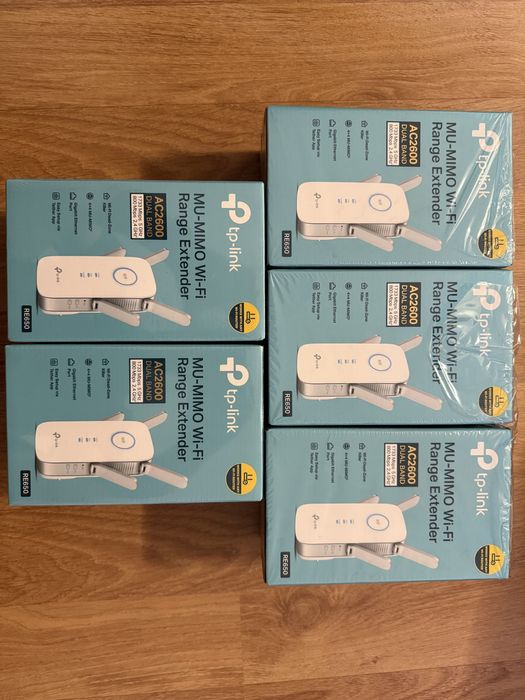 5 Repetidores Wifi Tp-Link AC2600 - 2 deles por abrir