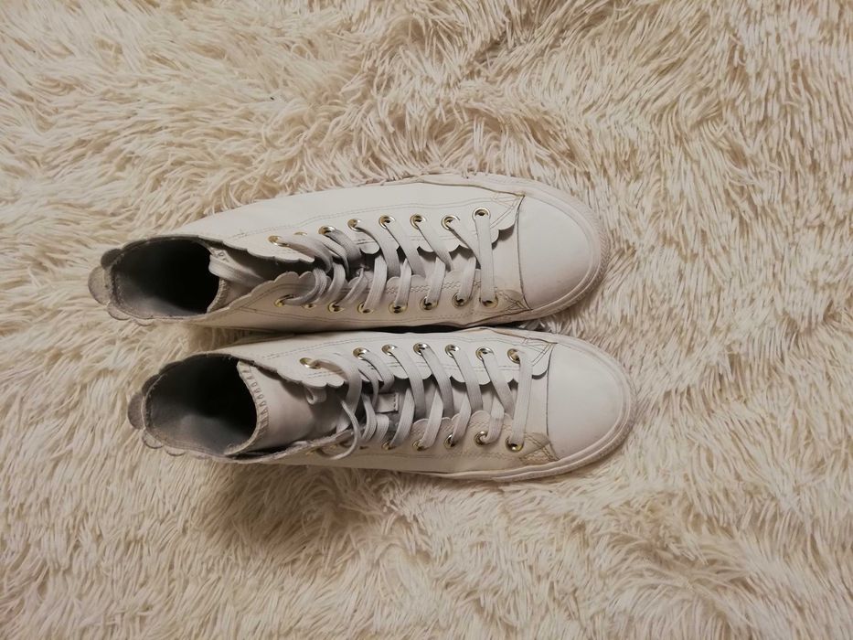 trampki Converse 41,5 białe wysokie trampki Converse 41,5