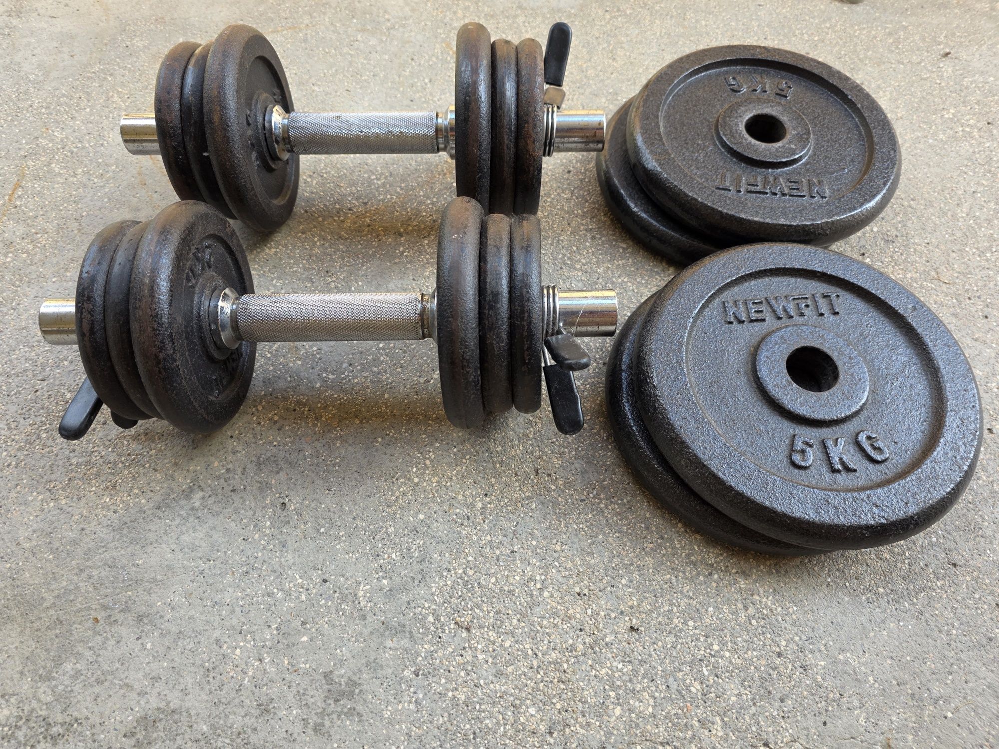 Conjunto de hateres 40kg total