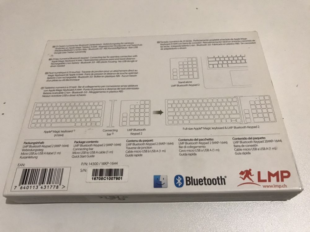 Teclado Bluetooth Keypad 2 NOVO