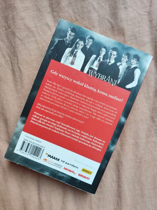 Książka młodzieżowa Wybrani - C.J Daugherty