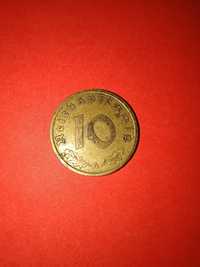 Moneta 10 fennig rok 1939 okazja