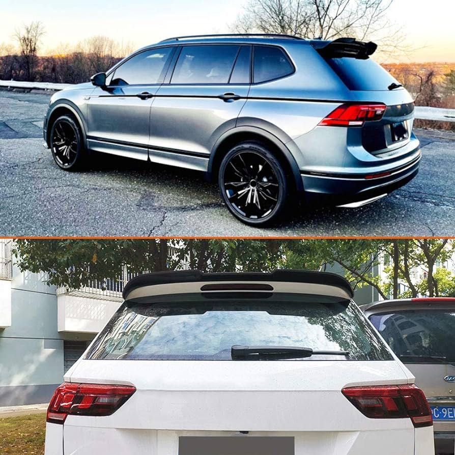Спойлер на Volkswagen Tiguan накладка на багажник бленда антикрыло