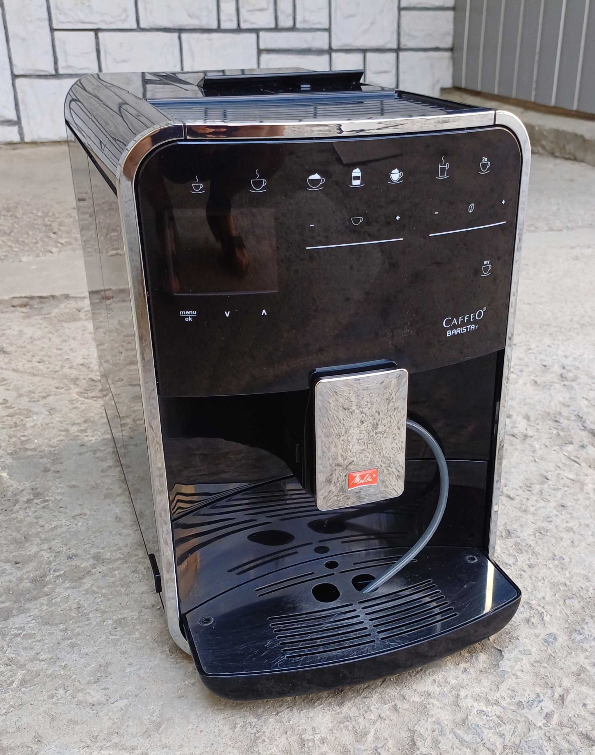 Кавомашина кавоварка Меліта Melitta Caffeo Barista Т black чорна