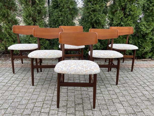 Komplet krzeseł Farstrup Möbler,Dania lata ’60