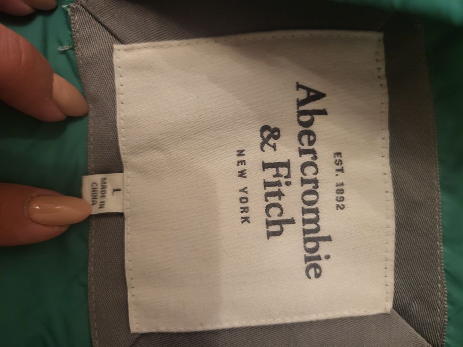 Bezrękawnik kamizelka zielona Abercrombie L
