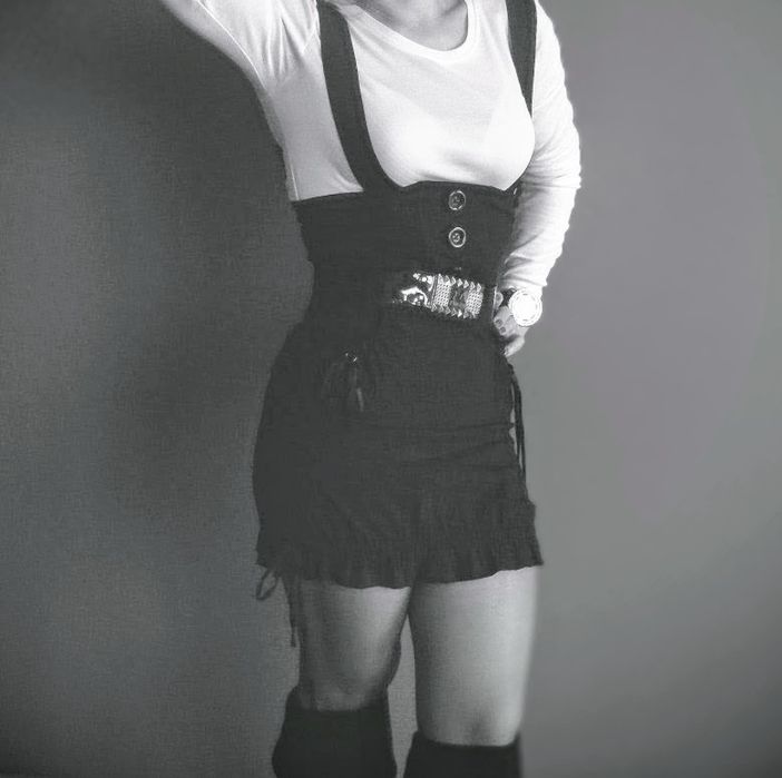 Spódniczka na szelkach