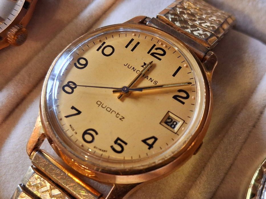 Kolekcja 12 szt naręcznych starych zegarków Bahdad, Junghans, Dugena