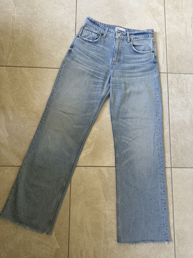 Джинси zara wide leg палаццо