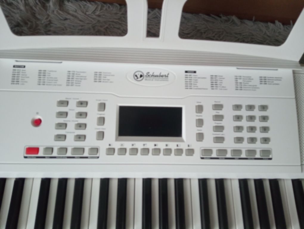 Keyboard pianino cyfrowe Schubert Etude 61 MK Białe jak nowe