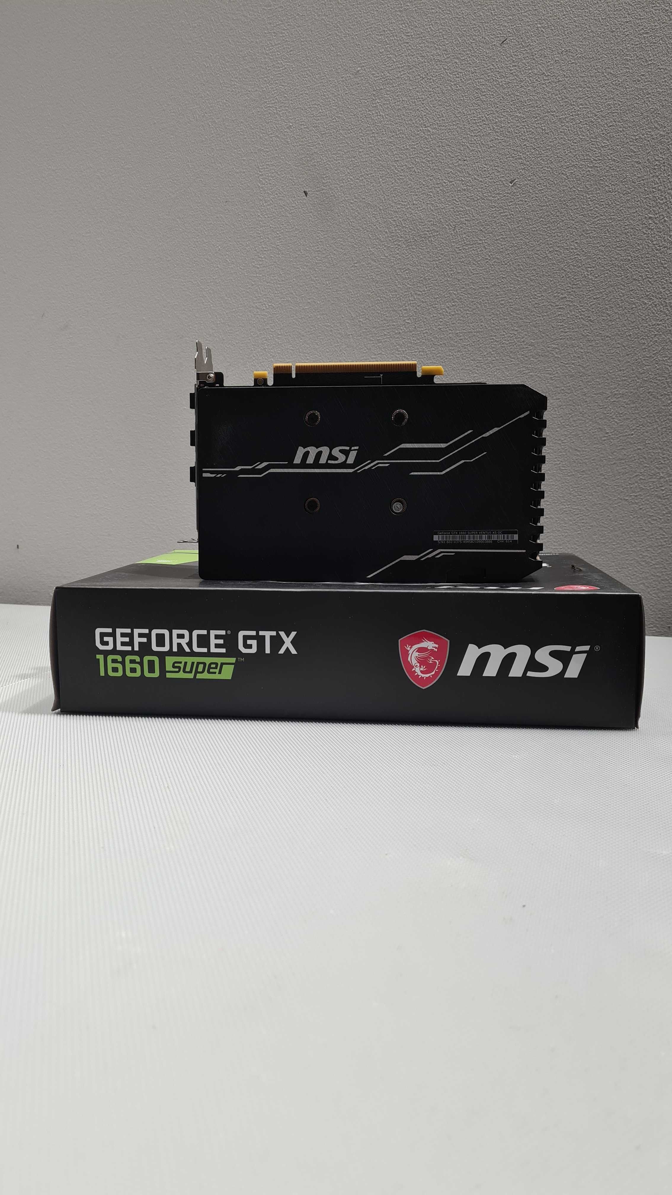 MSI GeForce GTX 1660 SUPER VENTUS XS 6G OC como nova