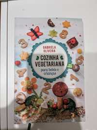 Livros cozinha vegetariana da Gabriela Oliveira