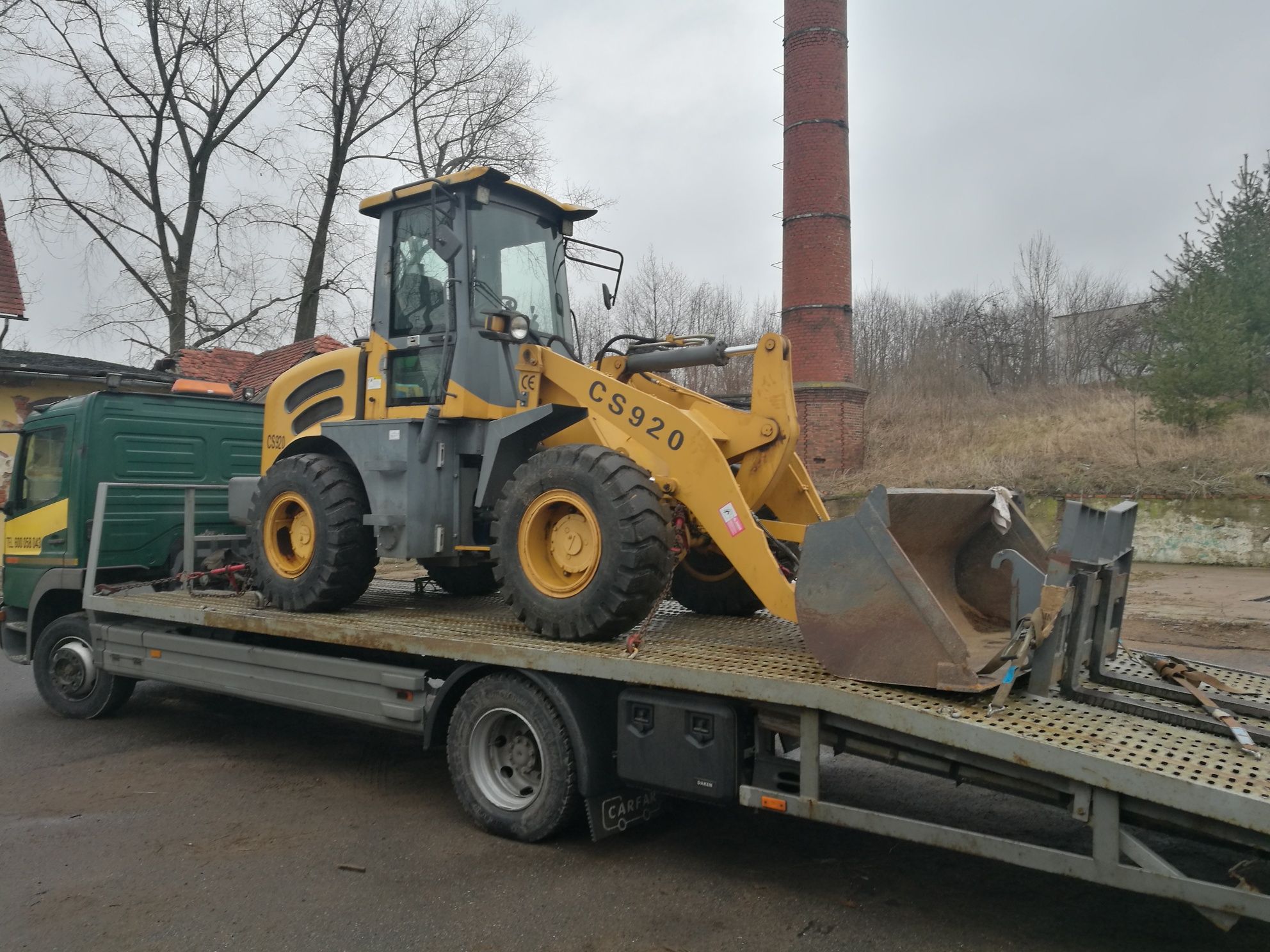 Transport traktorów ursus zetor mf ładowarka pomoc drogowa do 6,5t.