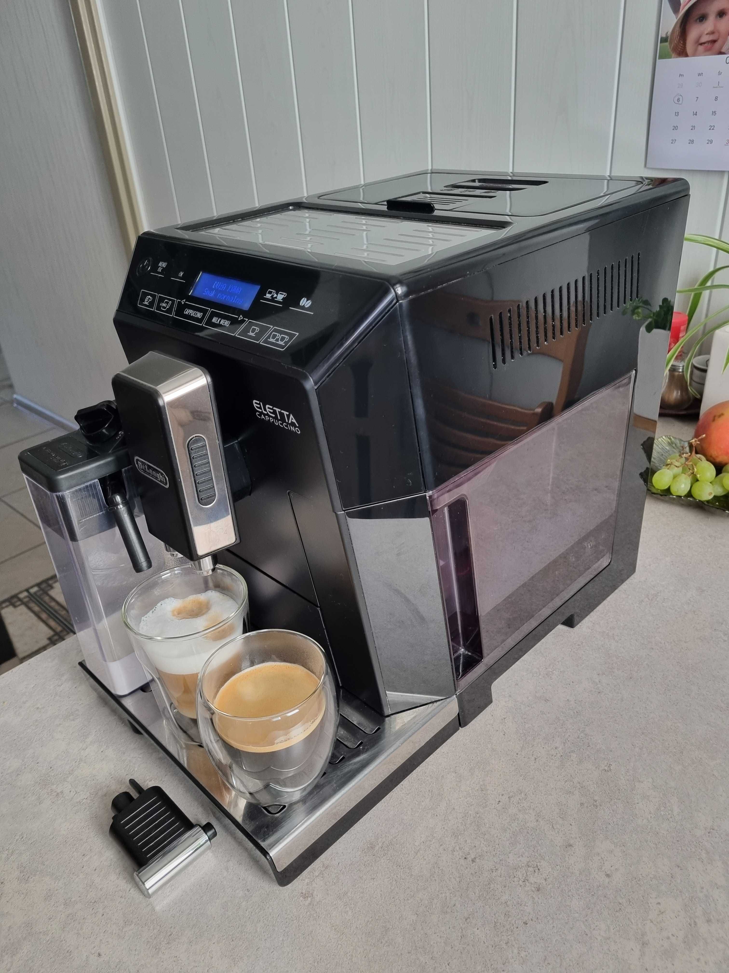 Ekspres ciśnieniowy Delonghi Eletta Cappuccino ECAM 44.660B super stan