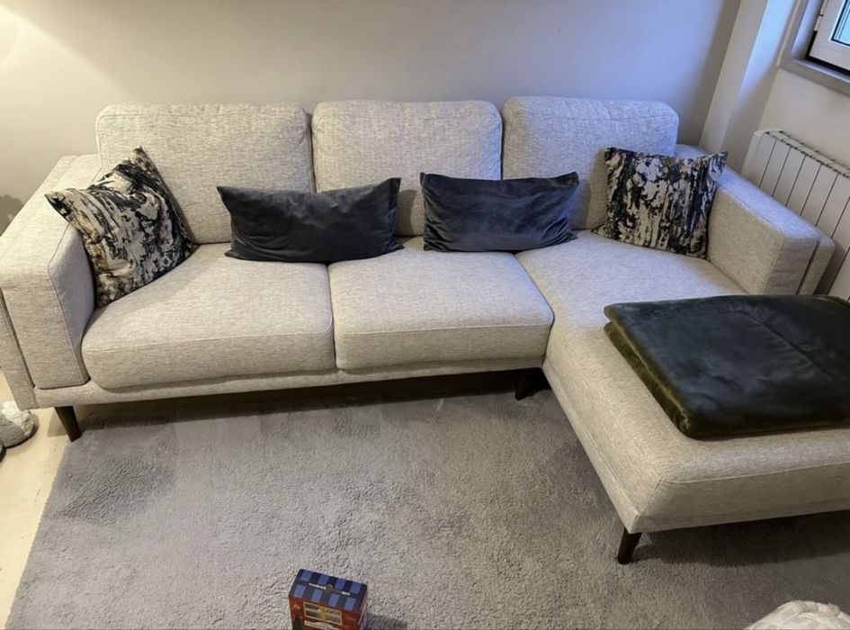 Sofa gato preto natural bloom chaise longue