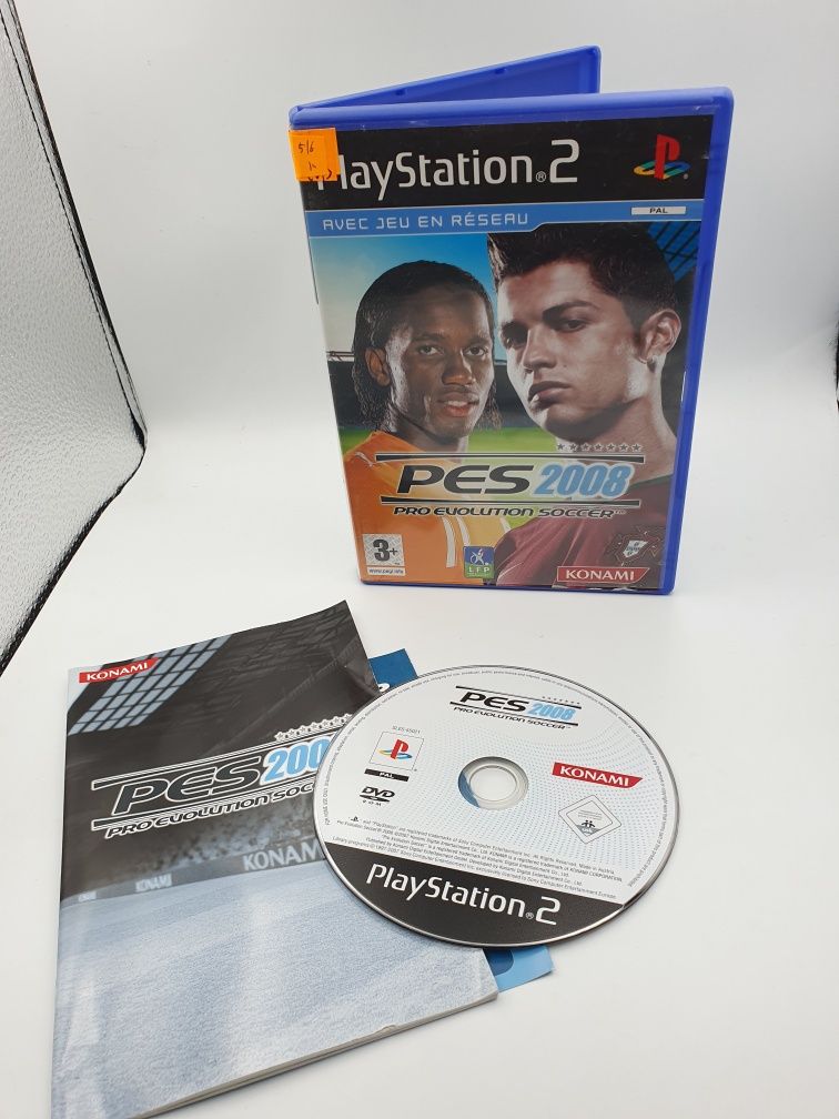 Gra gry ps2 playstation 2 pes 2008 Pro Evolution Soccer piłka