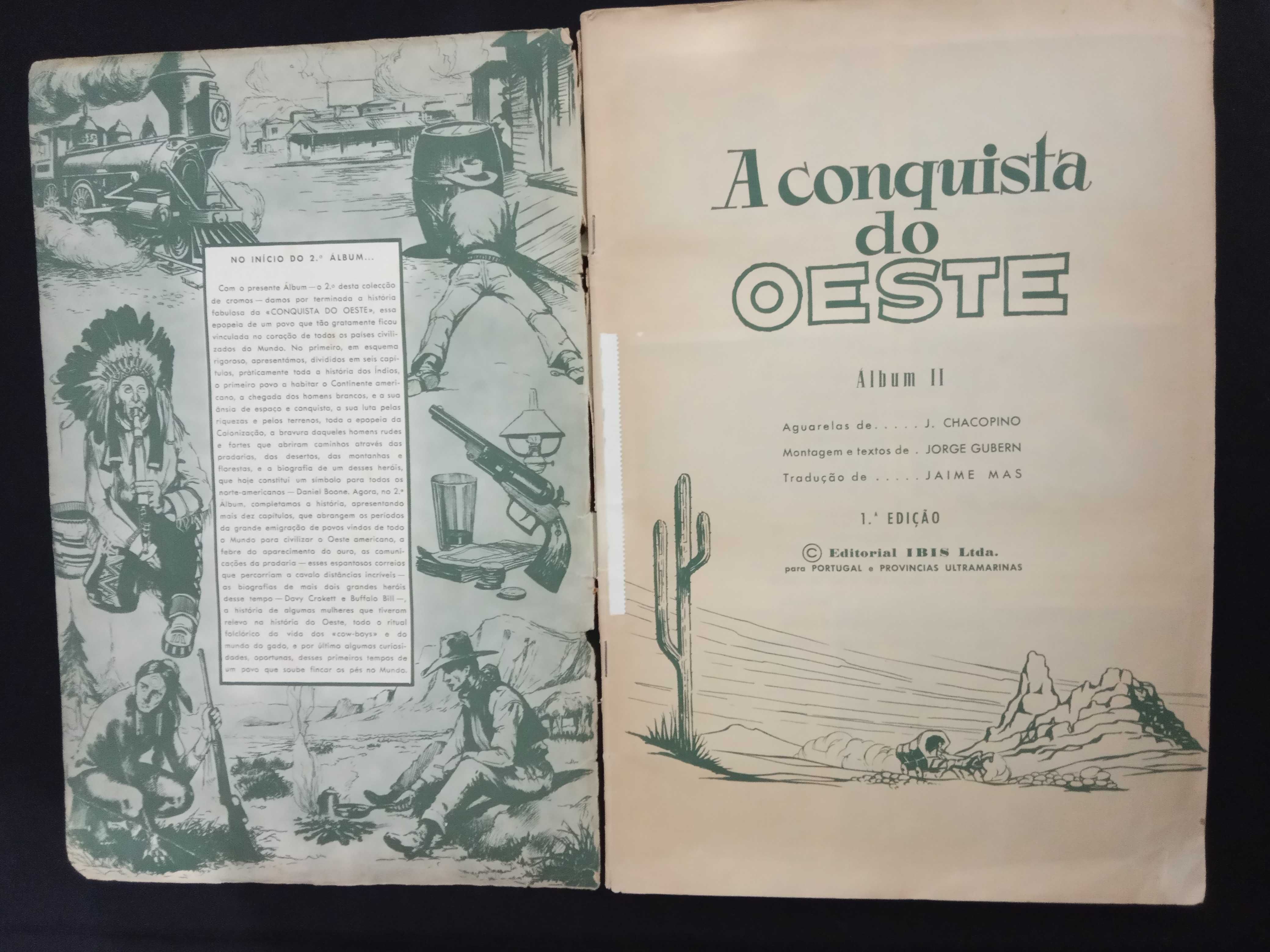 A Conquista do Oeste Álbum II - caderneta completa