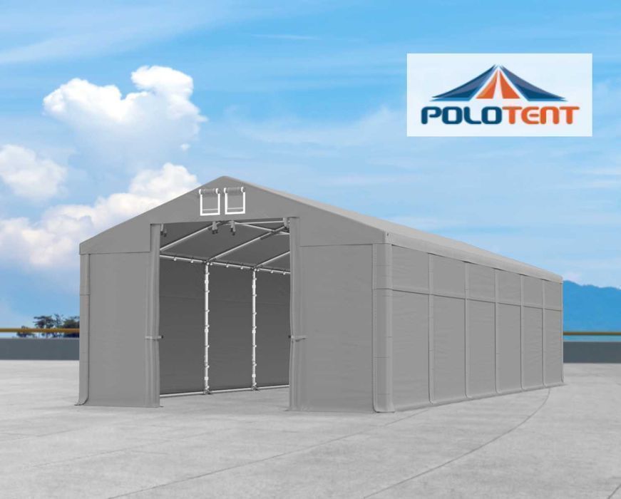 Namiot magazynowy Hala przemysłowa Wiata całoroczna 8x12x3m W MSD