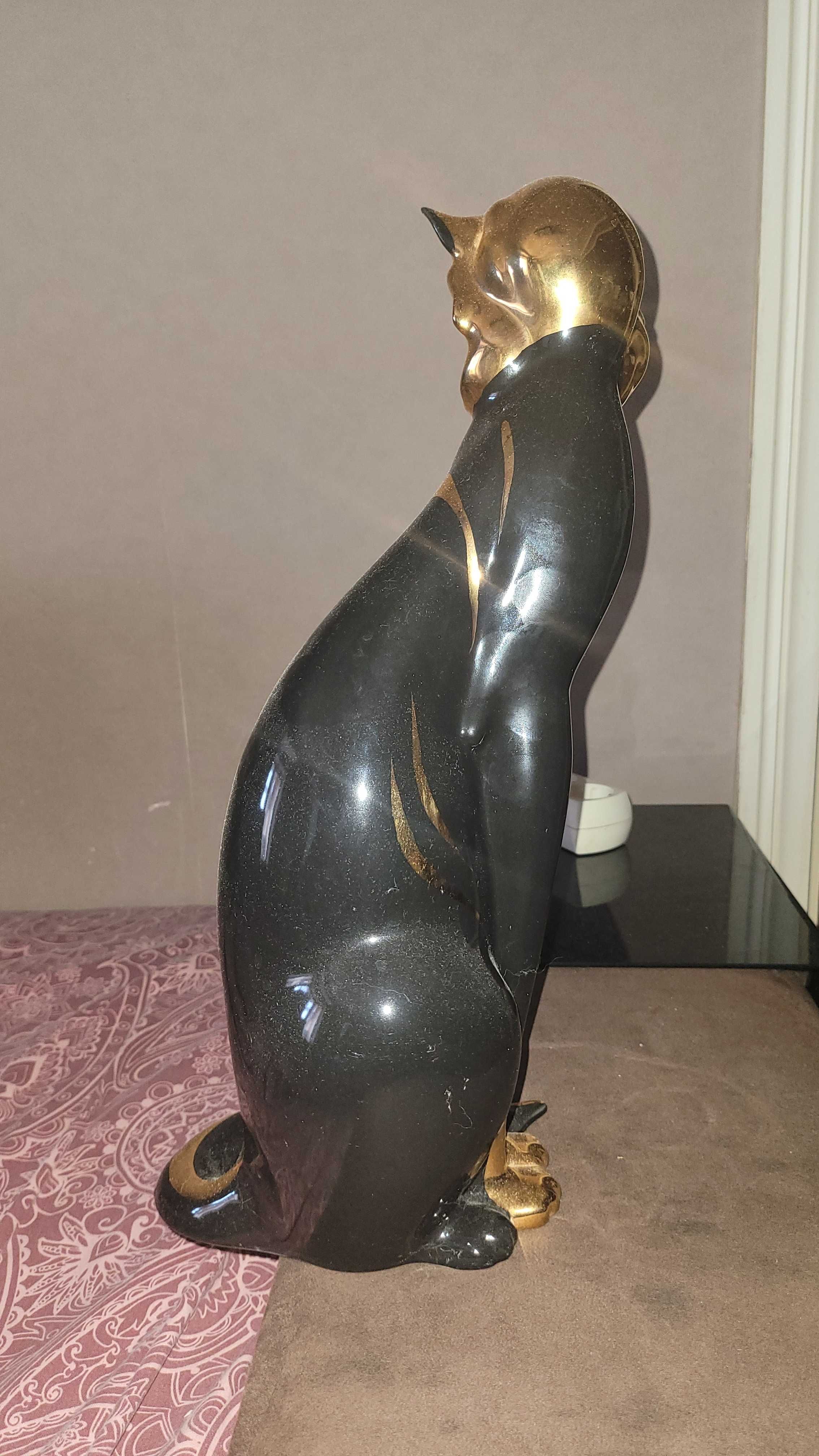 Статуэтка Кошка - лакированная керамика ( современная) - бренд - 40 см