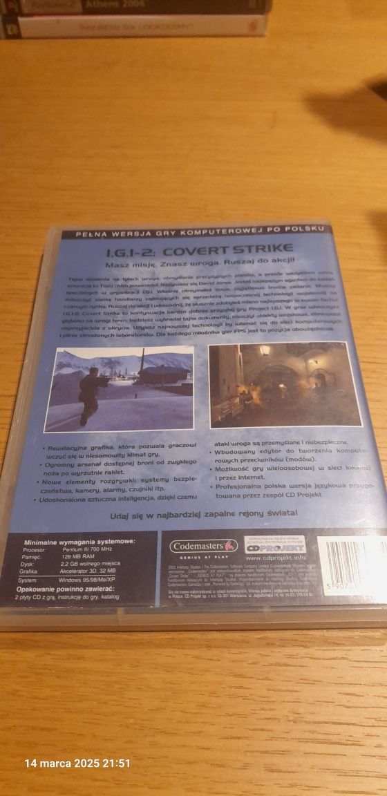 Igi 2 covert strike PL gry PC gra komputerowa